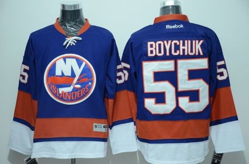 NHL Islanders 55 Johnny Boychuk Baby Blue Men Jersey