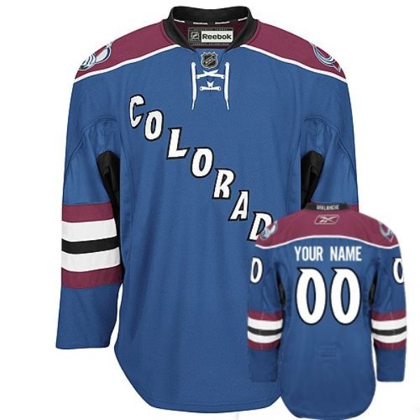 NHL Avalanche Third Blue Customized Men Jersey