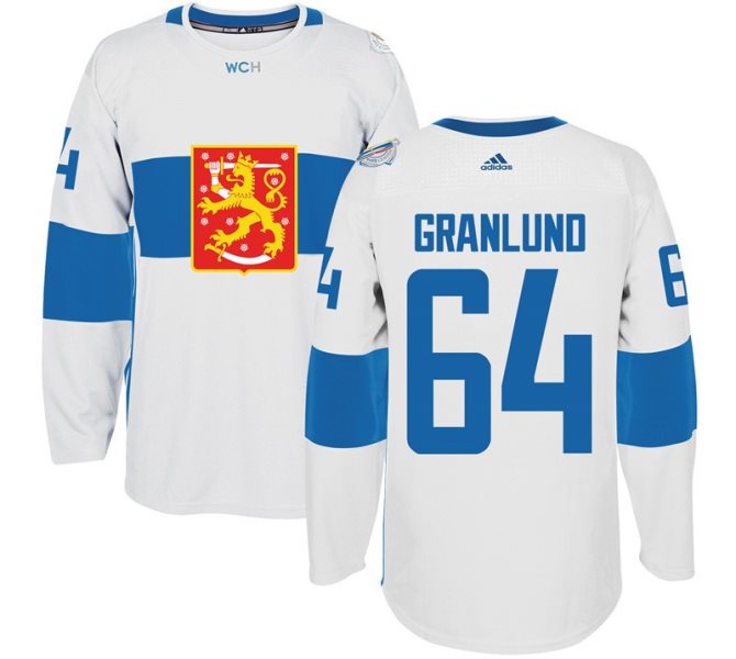 Team Finland 64 Mikael Granlund 2016 World Cup Of Hockey White Jersey