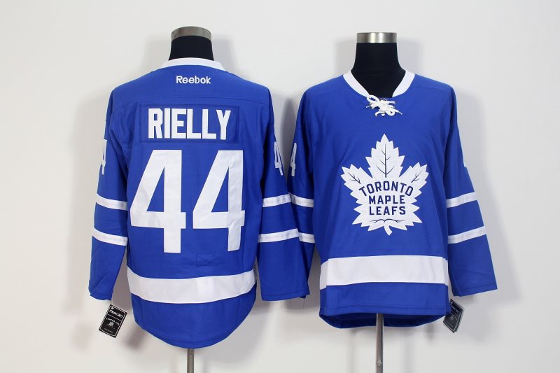 NHL Maple Leafs 44 Morgan Rielly Royal Blue Home 2016 New Reebok Men Jersey