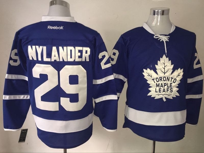 NHL Maple Leafs 29 William Nylander 2016 Blue Reebok Men Jersey