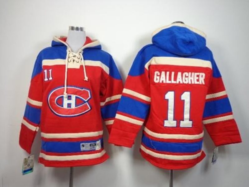 NHL Canadiens 11 Brendan Gallagher Red Youth Sweatshirt