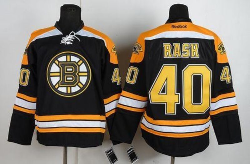 NHL Bruins 40 Tuukka Rask Black Home Men Jersey
