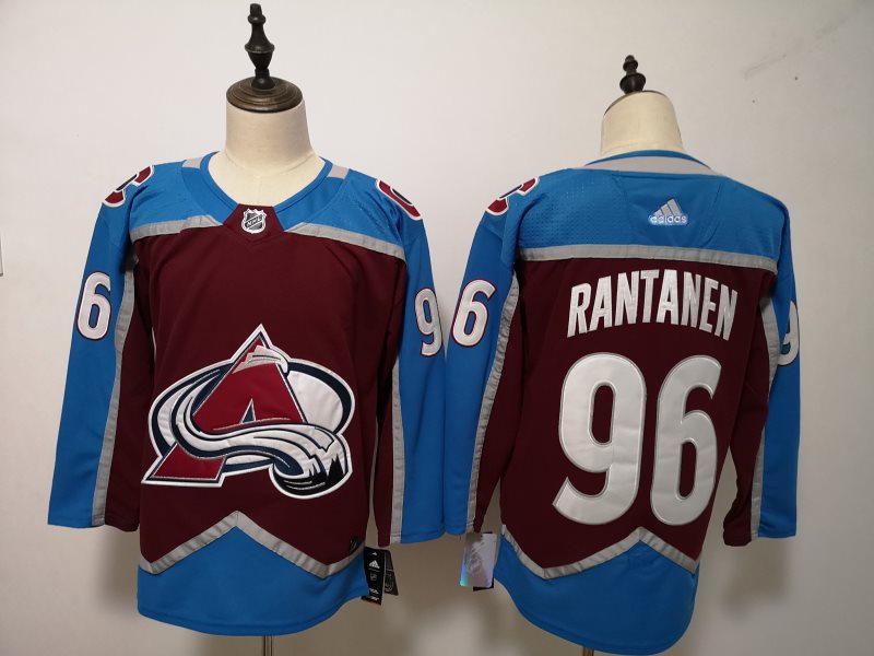 NHL Avalanche 96 Mikko Rantanen Burgundy Adidas Men Jersey