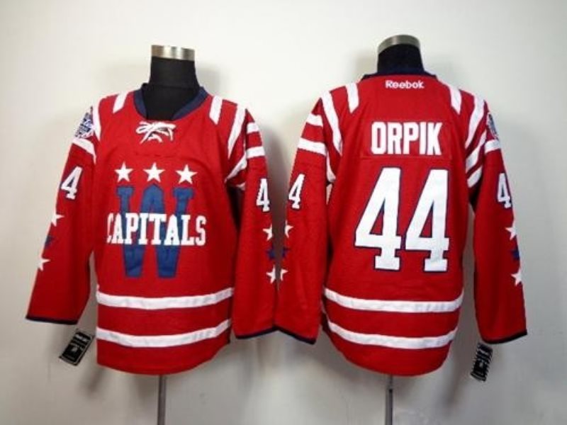 NHL Capitals 44 Brooks Orpik 2015 Winter Classic Red Men Jersey