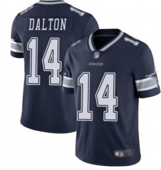 Men's Dallas Cowboys Navy #14 Andy Dalton Vapor Untouchable Limited Stitched Jersey