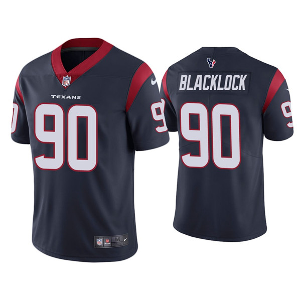 Men's Houston Texans #90 Ross Blacklock Navy Vapor Untouchable Limited Stitched Jersey
