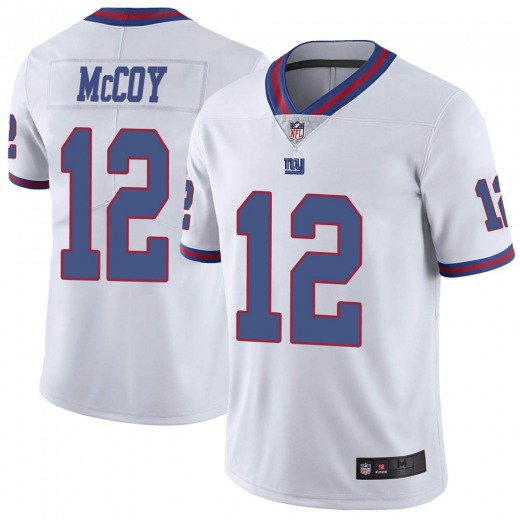 Men's New York Giants #12 Colt McCoy White 2020 Vapor Untouchable Limited Stitched Jersey