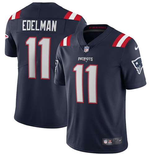 Men's New England Patriots #11 Julian Edelman Navy 2020 Vapor Untouchable Limited Stitched NFL Jerseyouchable Limited Stitched NFL Jersey