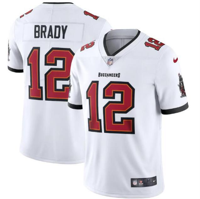 Men's Tampa Bay Buccaneers #12 Tom Brady 2020 White Vapor Untouchable Limited Stitched NFL Jersey