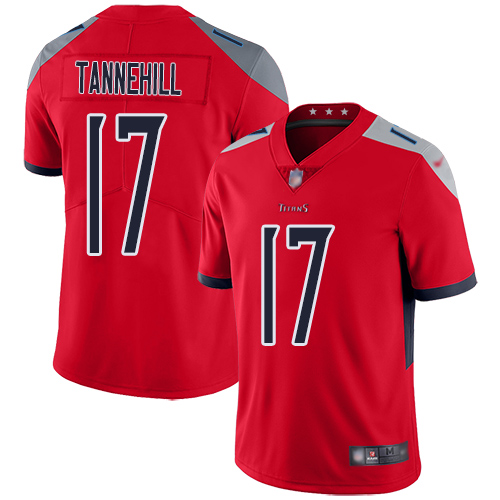 Men's Tennessee Titans #17 Ryan Tannehill Red Vapor Untouchable Limited Stitched NFL Jersey