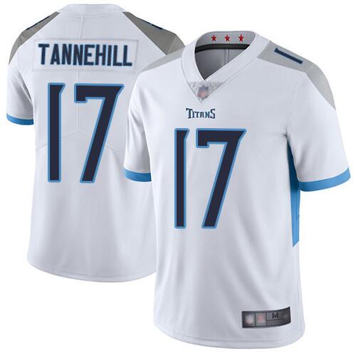 Men's Tennessee Titans #17 Ryan Tannehill 2019 White Vapor Untouchable Limited Stitched NFL Jersey