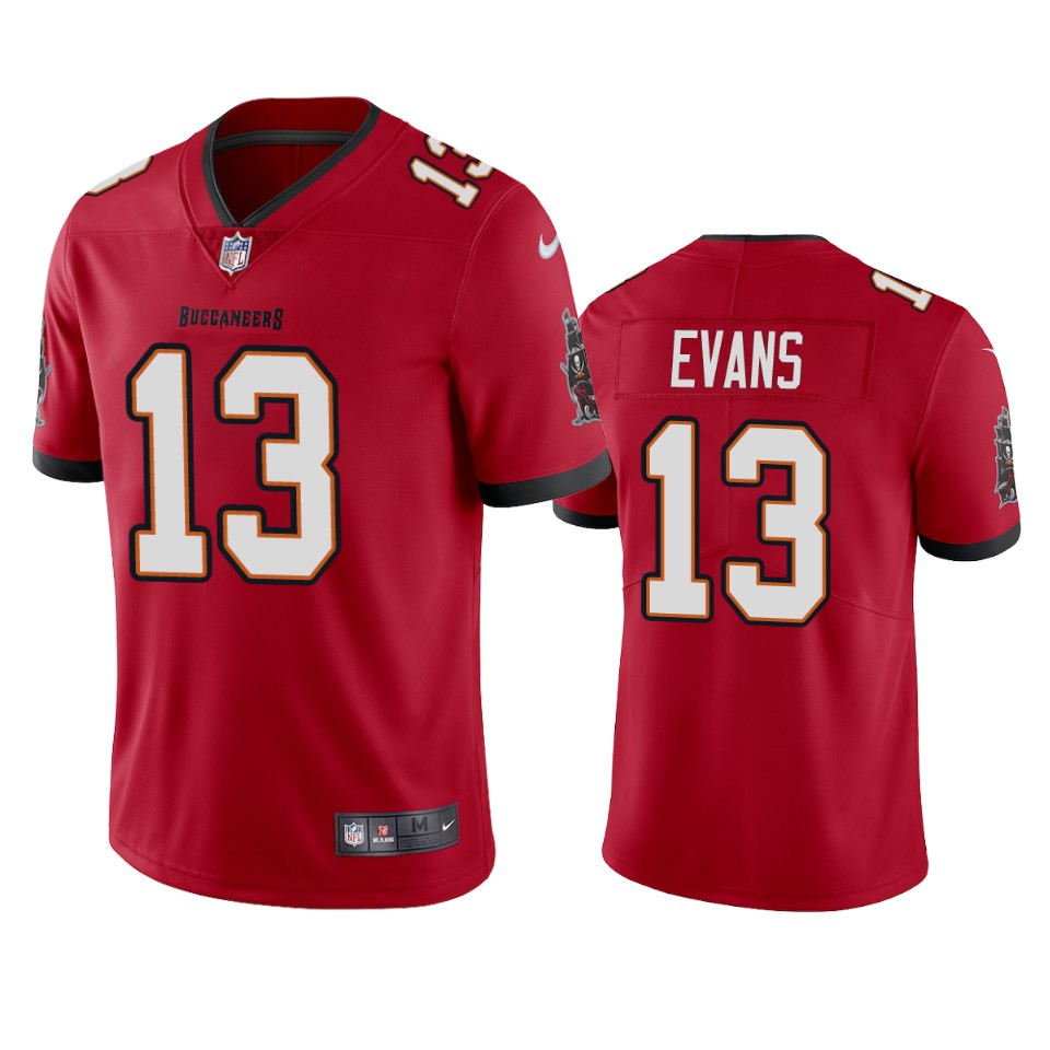 Men's Tampa Bay Buccaneers #13 Mike Evans 2020 Red Vapor Untouchable Limited Stitched NFL Jersey
