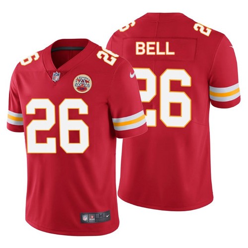 Men's Red Kansas City Chiefs #26 Le'Veon Bell Vapor Untouchable Limited Stitched Jersey