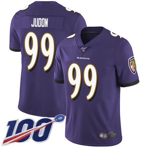 Nike Ravens #99 Matthew Judon Purple Team Color Men's Stitched NFL 100th Season Vapor Untouchable Limited Jersey