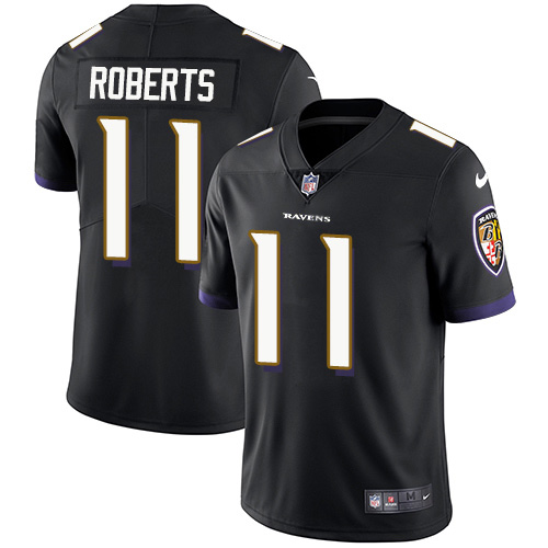 Nike Ravens #11 Seth Roberts Black Alternate Men's Stitched NFL Vapor Untouchable Limited Jersey