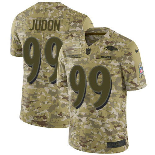 Nike Ravens #99 Matthew Judon Camo Men's Stitched NFL Limited 2018 Salute To Service Jersey
