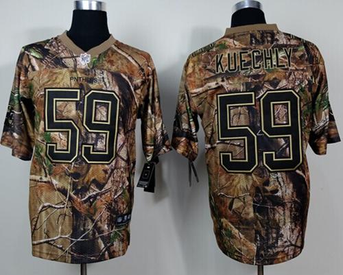 Nike Panthers #59 Luke Kuechly Camo Realtree Men's Stitched NFL Elite Jersey