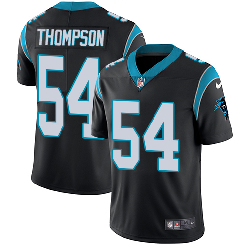 Nike Panthers #54 Shaq Thompson Black Team Color Men's Stitched NFL Vapor Untouchable Limited Jersey
