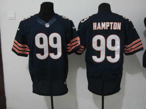 Nike Bears #99 Dan Hampton Navy Blue Team Color Men's Stitched NFL Elite Jersey