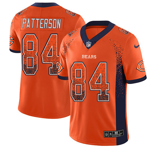 Nike Bears #84 Cordarrelle Patterson Orange Alternate Men's Stitched NFL Limited Rush Drift Fashion Jersey