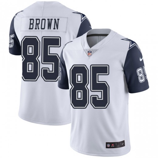 Nike Cowboys #85 Noah Brown White Men's Stitched NFL Limited Rush Jersey
