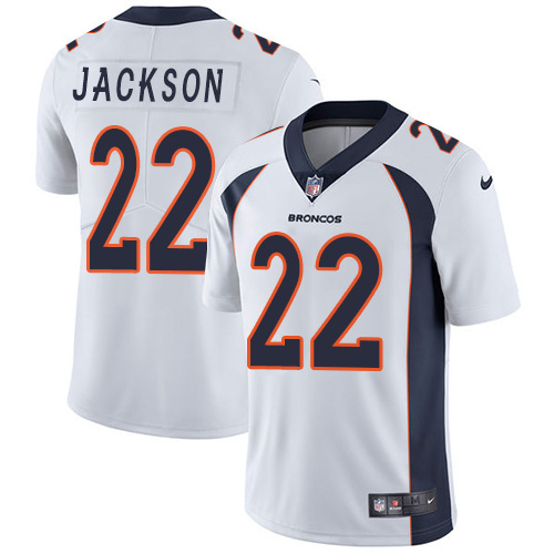 Nike Broncos #22 Kareem Jackson White Men's Stitched NFL Vapor Untouchable Limited Jersey