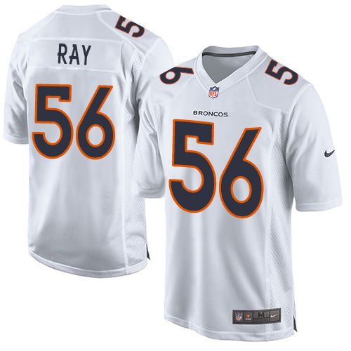 Nike Broncos #56 Shane Ray White Men's Stitched NFL Game Event Jersey