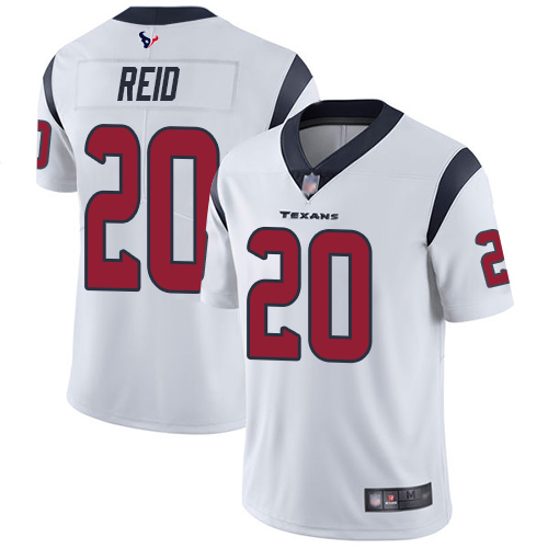 Nike Texans #20 Justin Reid White Men's Stitched NFL Vapor Untouchable Limited Jersey