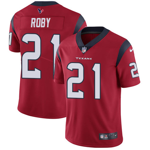Nike Texans #21 Bradley Roby Red Alternate Men's Stitched NFL Vapor Untouchable Limited Jersey