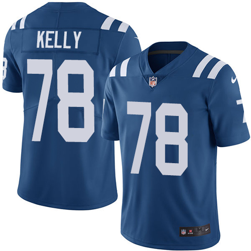 Nike Colts #78 Ryan Kelly Royal Blue Team Color Men's Stitched NFL Vapor Untouchable Limited Jersey