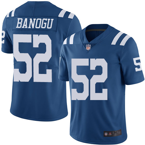 Nike Colts #52 Ben Banogu Royal Blue Men's Stitched NFL Limited Rush Jersey
