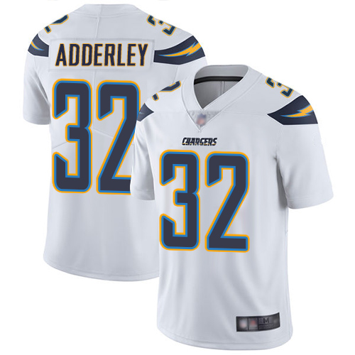 Nike Chargers #32 Nasir Adderley White Men's Stitched NFL Vapor Untouchable Limited Jersey