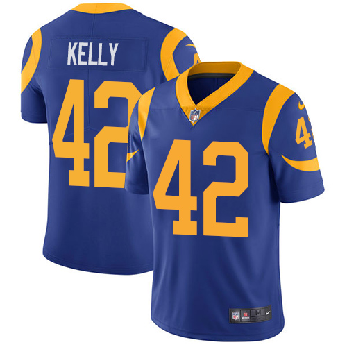 Nike Rams #42 John Kelly Royal Blue Alternate Men's Stitched NFL Vapor Untouchable Limited Jersey