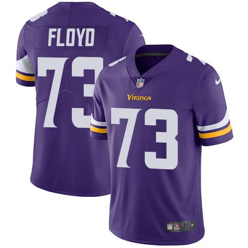 Nike Vikings #73 Sharrif Floyd Purple Team Color Men's Stitched NFL Vapor Untouchable Limited Jersey
