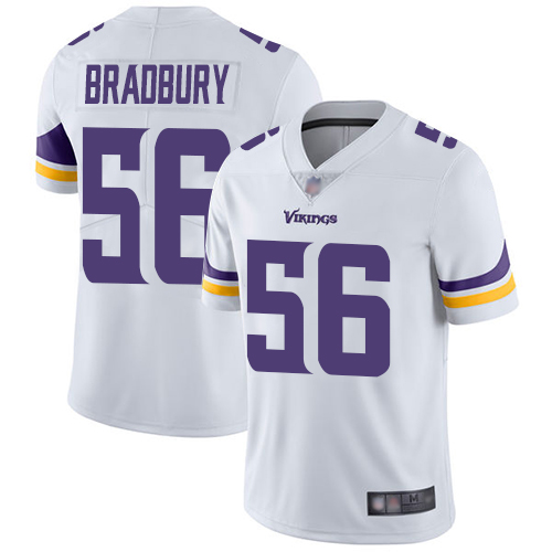 Nike Vikings #56 Garrett Bradbury White Men's Stitched NFL Vapor Untouchable Limited Jersey
