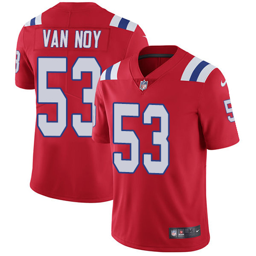Nike Patriots #53 Kyle Van Noy Red Alternate Men's Stitched NFL Vapor Untouchable Limited Jersey