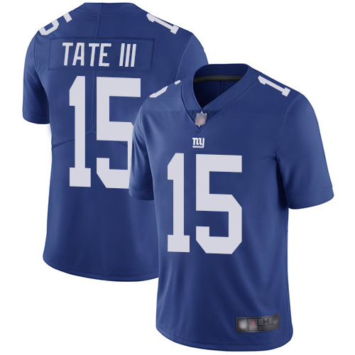 Nike Giants #15 Golden Tate III Royal Blue Team Color Men's Stitched NFL Vapor Untouchable Limited Jersey