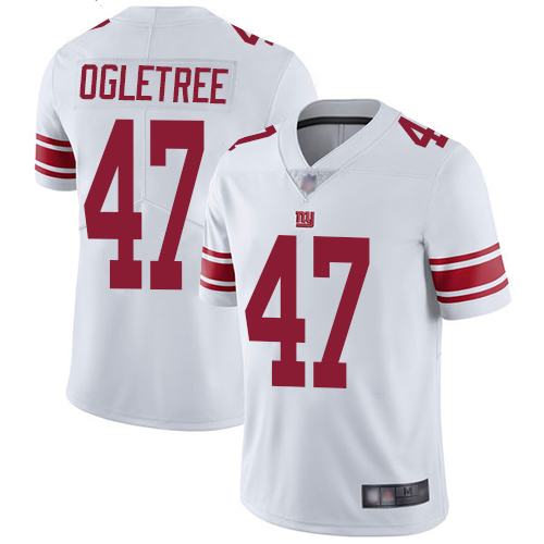 Nike Giants #47 Alec Ogletree White Men's Stitched NFL Vapor Untouchable Limited Jersey