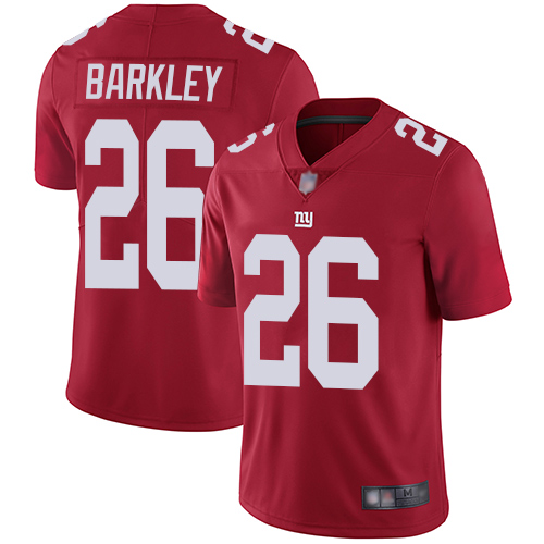 Nike Giants #26 Saquon Barkley Red Men's Stitched NFL Limited Inverted Legend Jersey