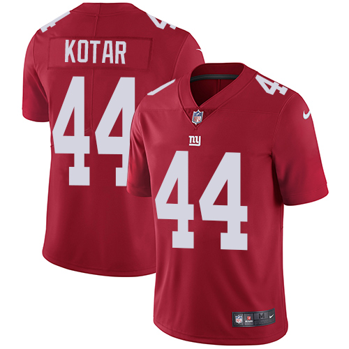 Nike Giants #44 Doug Kotar Red Alternate Men's Stitched NFL Vapor Untouchable Limited Jersey