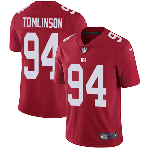 Nike Giants #94 Dalvin Tomlinson Red Alternate Men's Stitched NFL Vapor Untouchable Limited Jersey