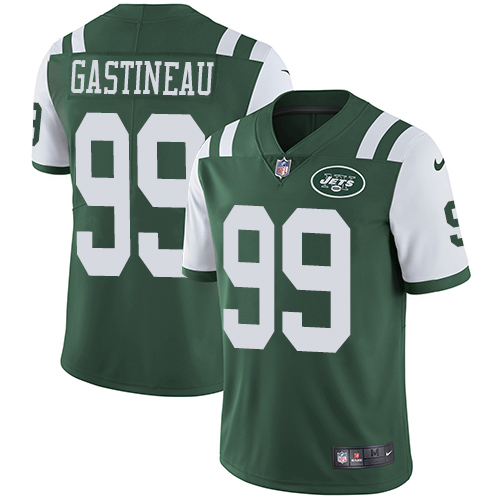 Nike Jets #99 Mark Gastineau Green Team Color Men's Stitched NFL Vapor Untouchable Limited Jersey