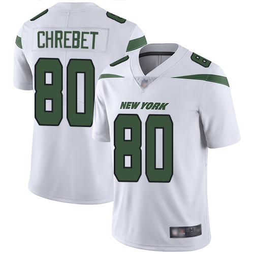 Nike Jets #80 Wayne Chrebet White Men's Stitched NFL Vapor Untouchable Limited Jersey
