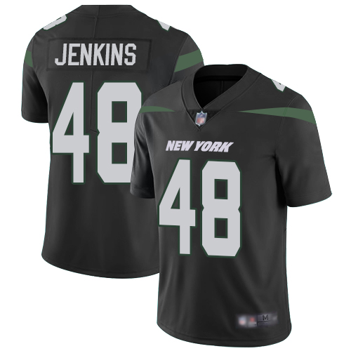 Nike Jets #48 Jordan Jenkins Black Alternate Men's Stitched NFL Vapor Untouchable Limited Jersey
