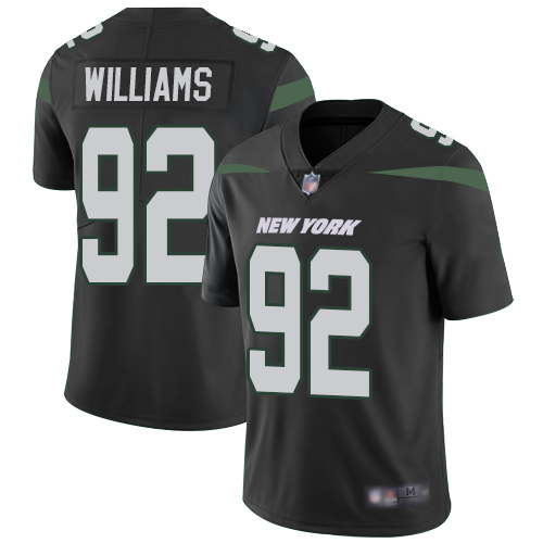 Nike Jets #92 Leonard Williams Black Alternate Men's Stitched NFL Vapor Untouchable Limited Jersey
