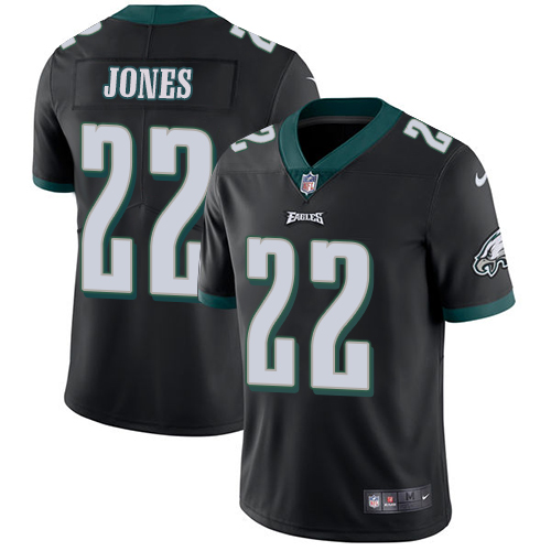 Nike Eagles #22 Sidney Jones Black Alternate Men's Stitched NFL Vapor Untouchable Limited Jersey