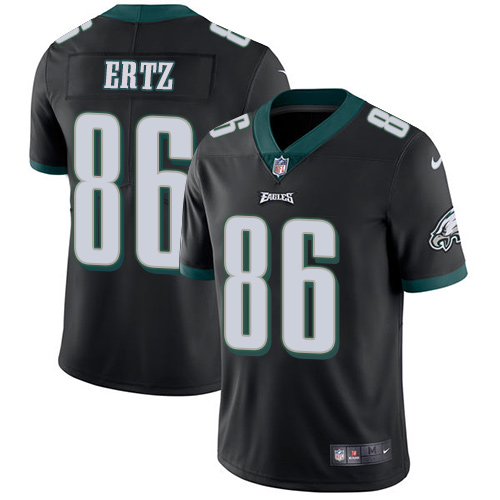 Nike Eagles #86 Zach Ertz Black Alternate Men's Stitched NFL Vapor Untouchable Limited Jersey