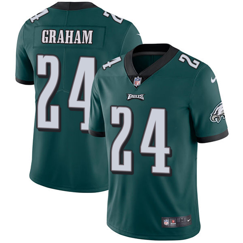 Nike Eagles #24 Corey Graham Midnight Green Team Color Men's Stitched NFL Vapor Untouchable Limited Jersey