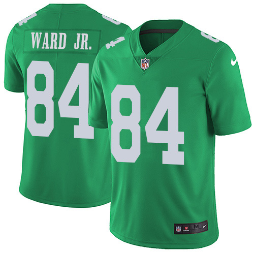 Nike Eagles #84 Greg Ward Jr. Green Men's Stitched NFL Limited Rush Jersey